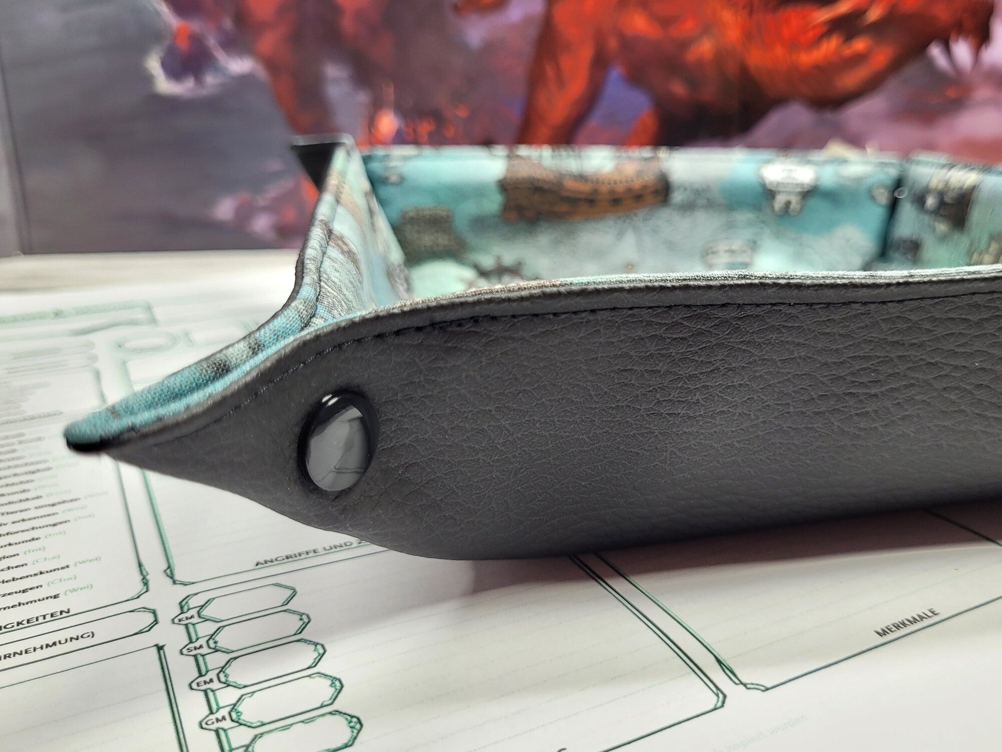 Pirate foldable dice mat L