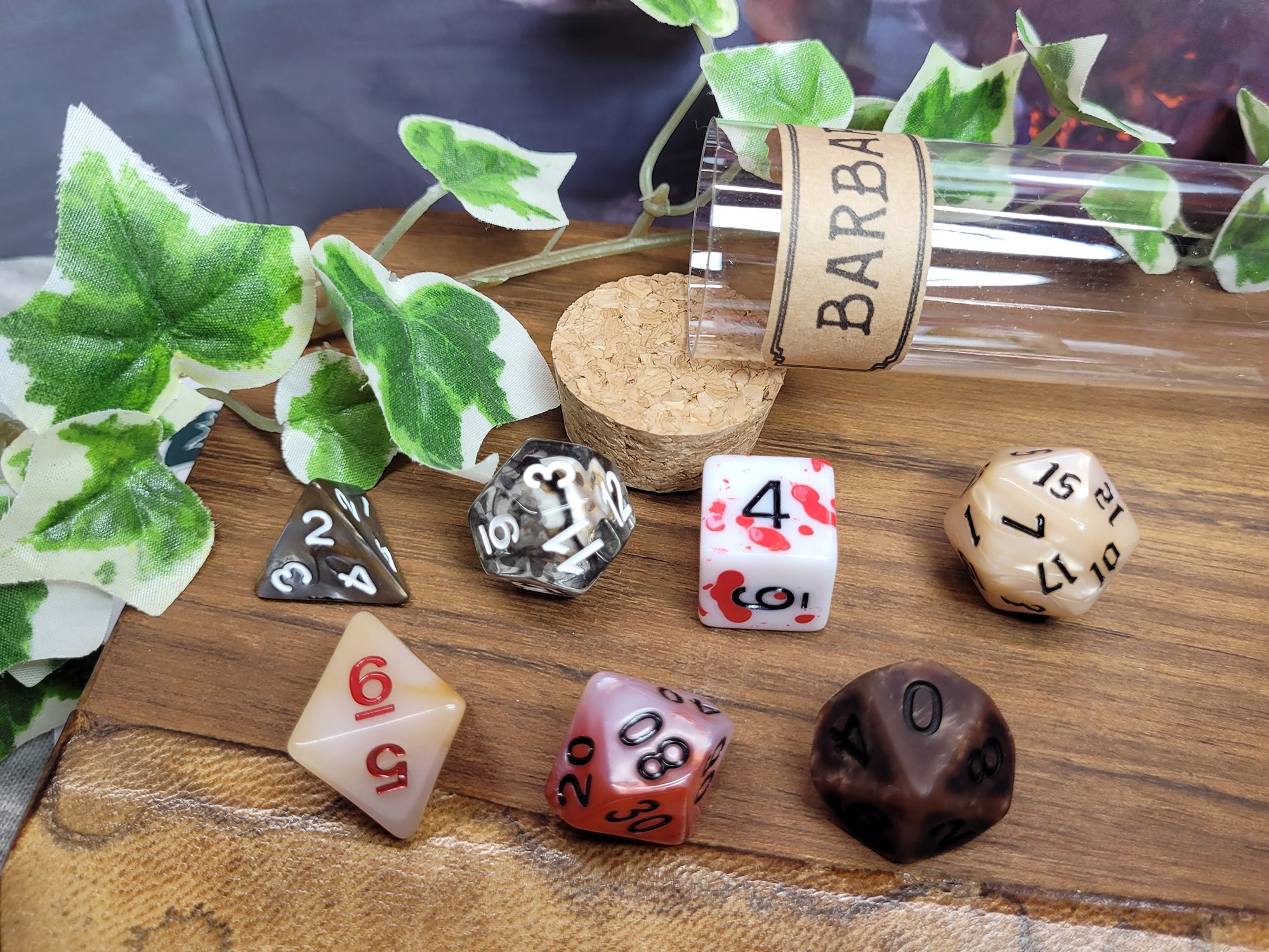 Barbarian dice set