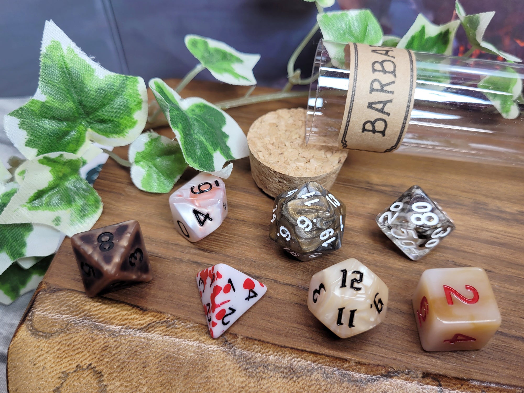 Barbarian dice set