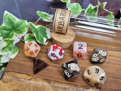 Barbarian dice set