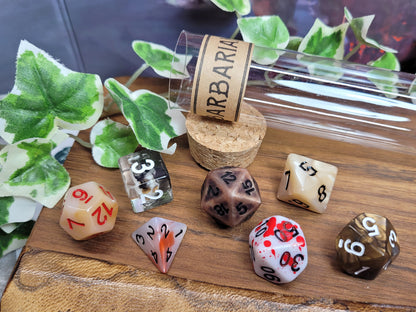 Barbarian dice set