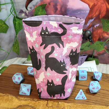 Bats and Cats Dice Bag S