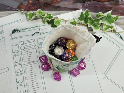 Adventuring Cats Dice Bag S