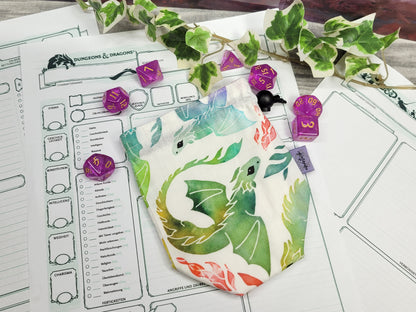 Adventuring Cats Dice Bag S