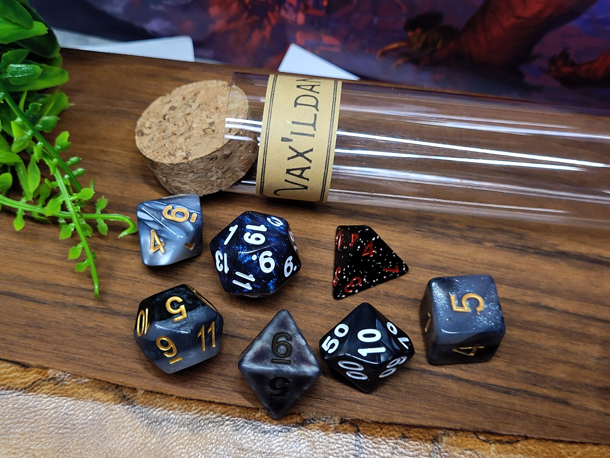 Nott the Brave dice set, dice for pen &amp; paper role play