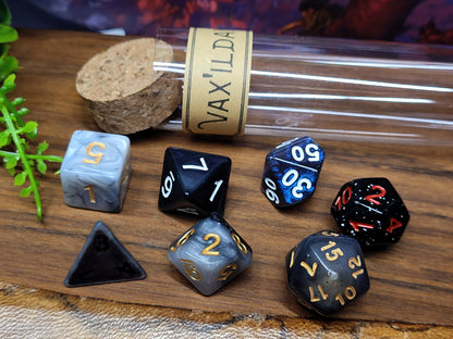 Nott the Brave dice set, dice for pen &amp; paper role play