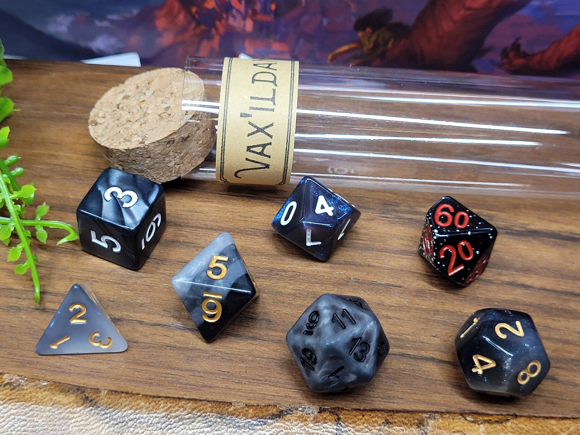 Nott the Brave dice set, dice for pen &amp; paper role play