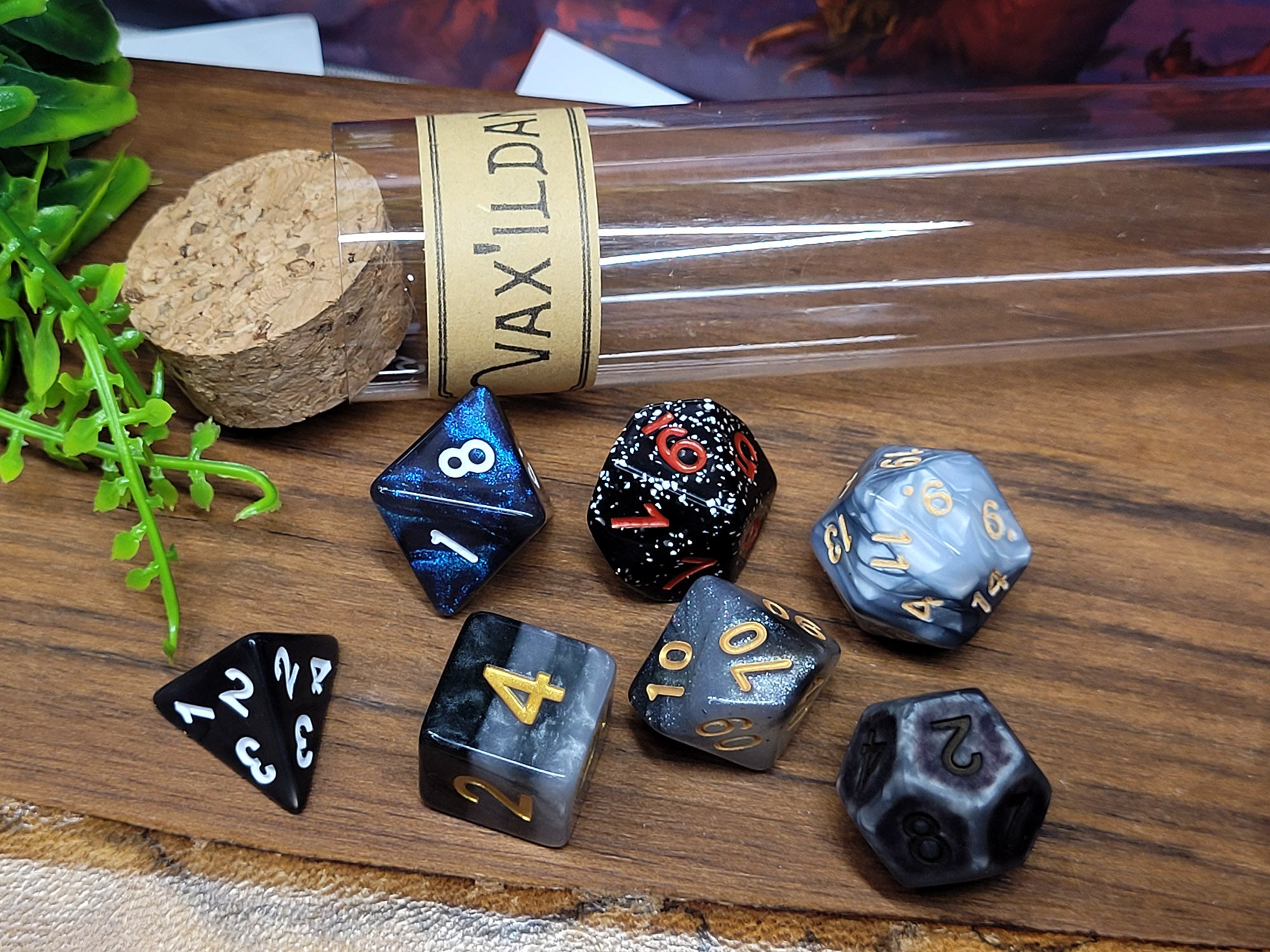 Nott the Brave dice set, dice for pen &amp; paper role play