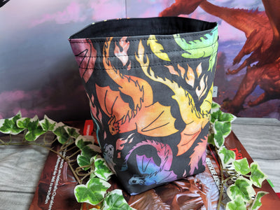 Rainbow Dragons Würfelbeutel XXL mit Unterteilungen