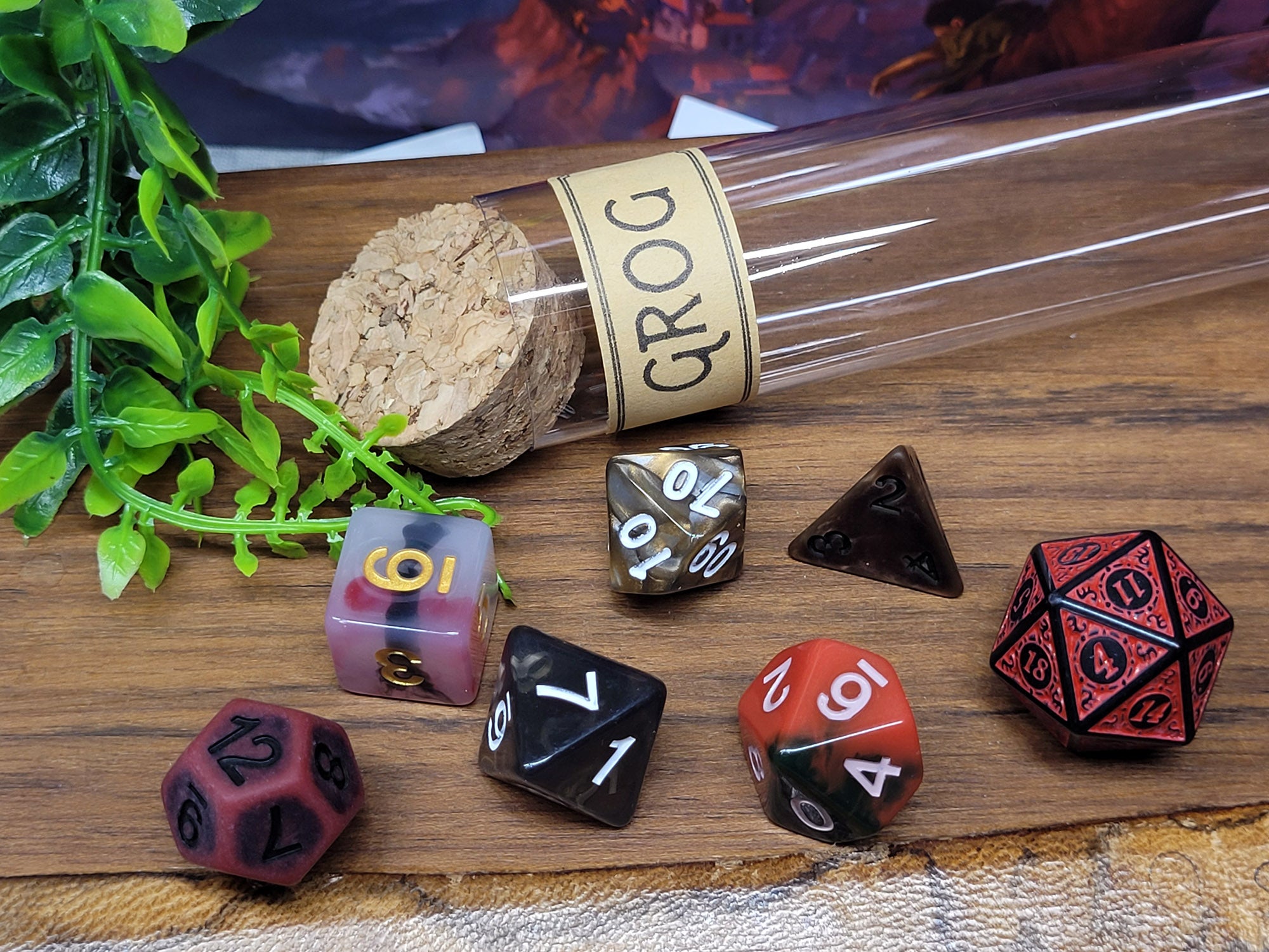 Nott the Brave dice set, dice for pen &amp; paper role play