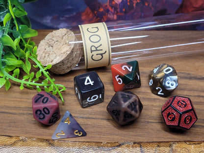 Nott the Brave dice set, dice for pen &amp; paper role play