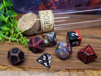 Nott the Brave dice set, dice for pen &amp; paper role play