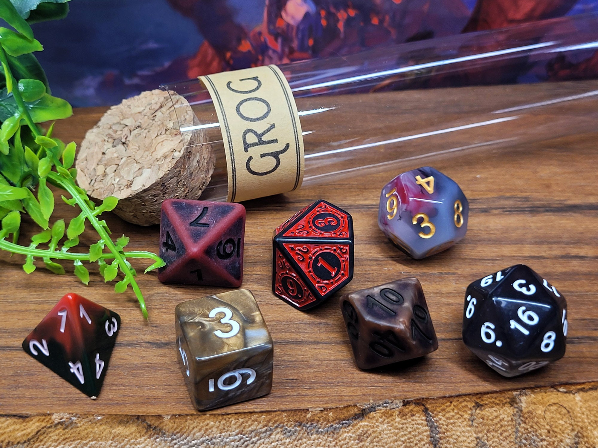 Nott the Brave dice set, dice for pen &amp; paper role play