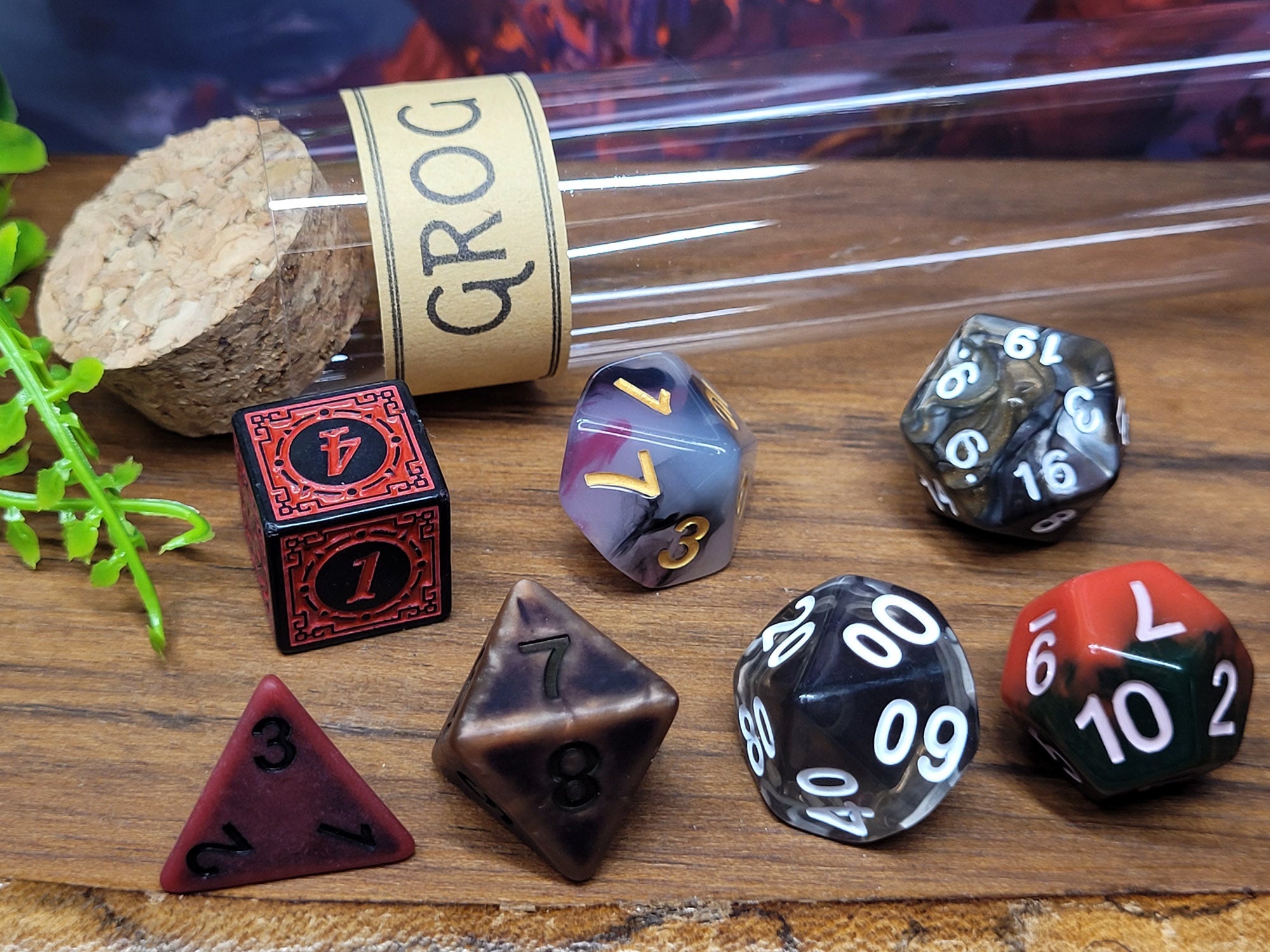 Nott the Brave dice set, dice for pen &amp; paper role play
