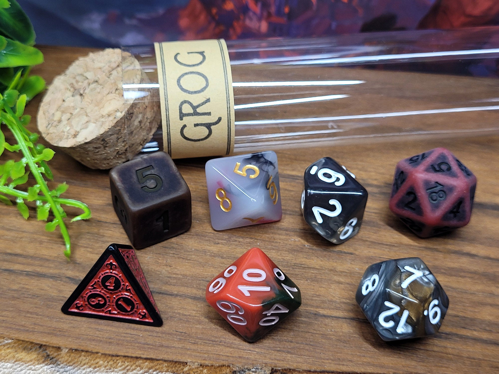 Nott the Brave dice set, dice for pen &amp; paper role play