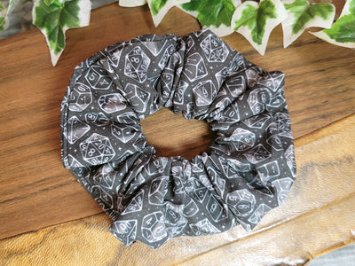 Black Dice Scrunchie