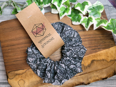 Black Dice Scrunchie