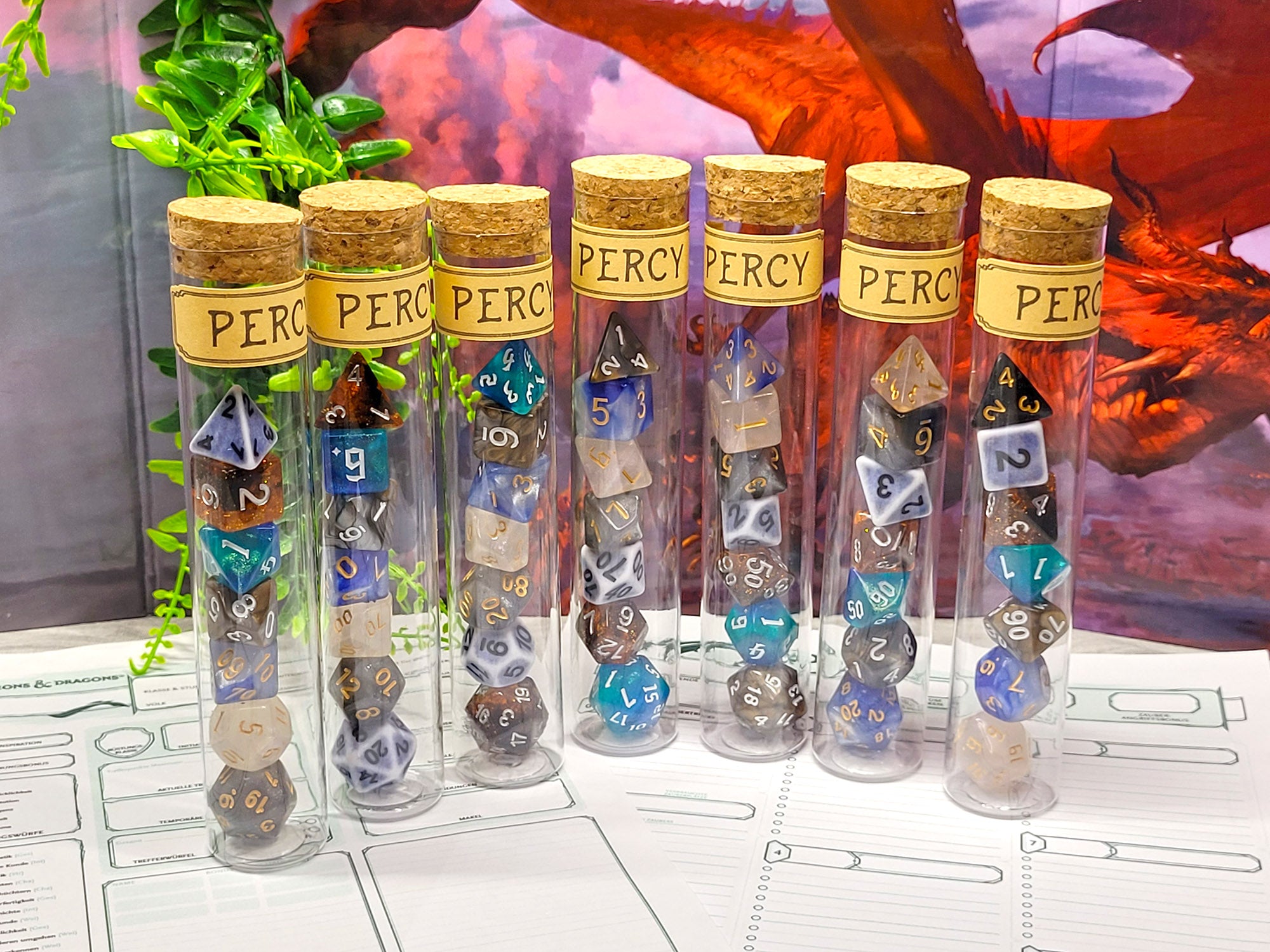 Nott the Brave dice set, dice for pen &amp; paper role play