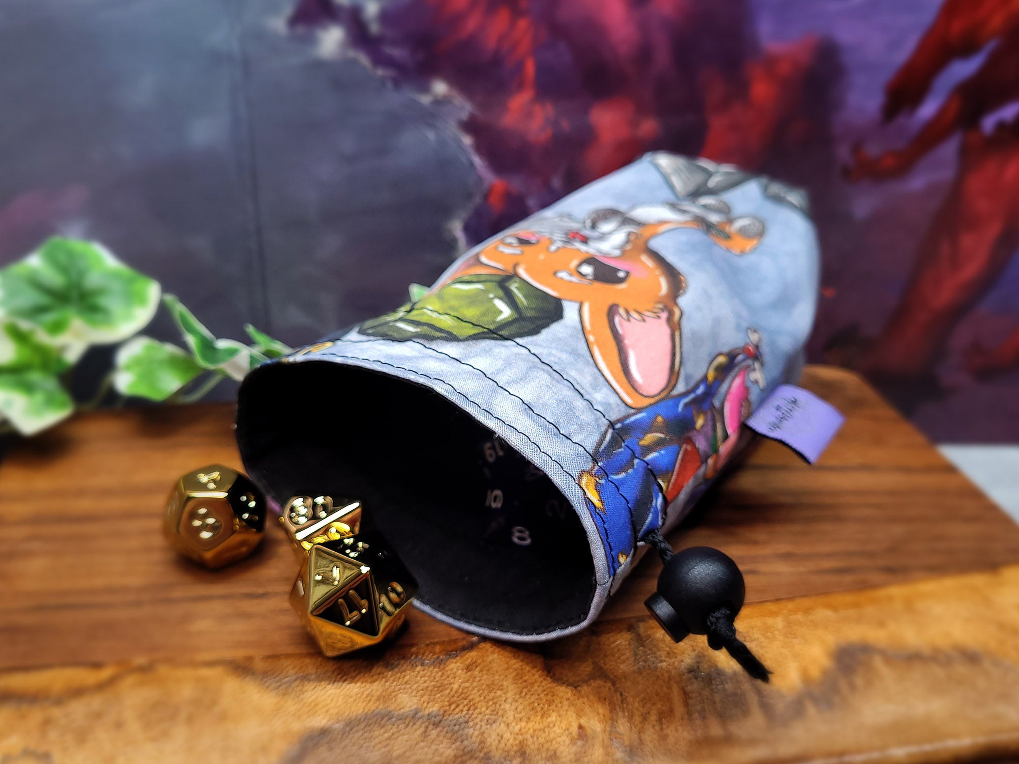 Adventuring Dogs Dice Bag S