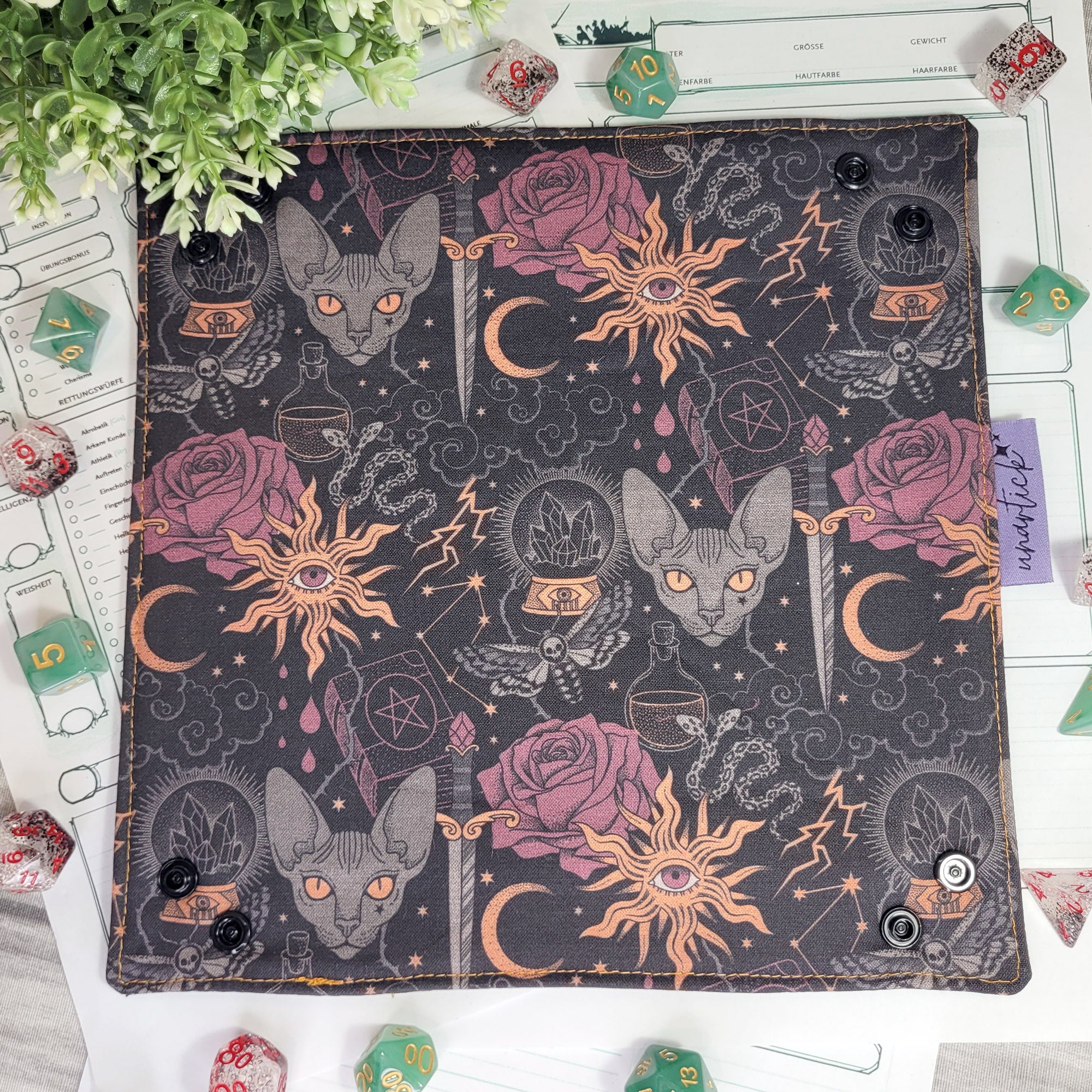 Mystic Dream faltbare Würfelunterlage L