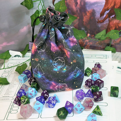 Galaxy Dice Dice Bag L