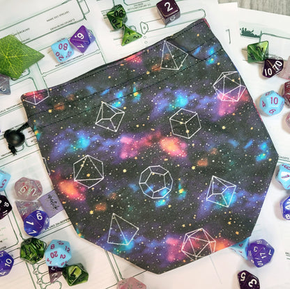 Galaxy Dice Dice Bag L