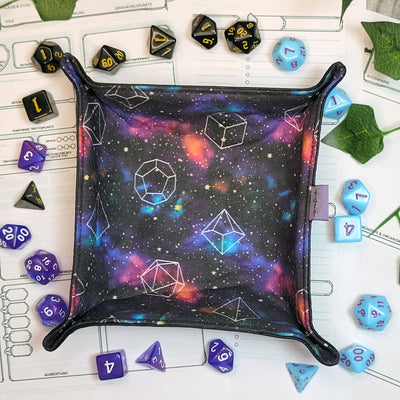 Galaxy Dice faltbare Würfelunterlage S