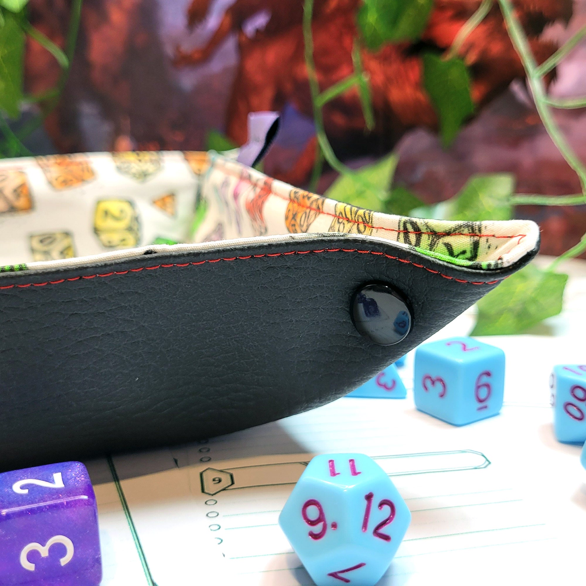 Rainbow Dice foldable dice mat L