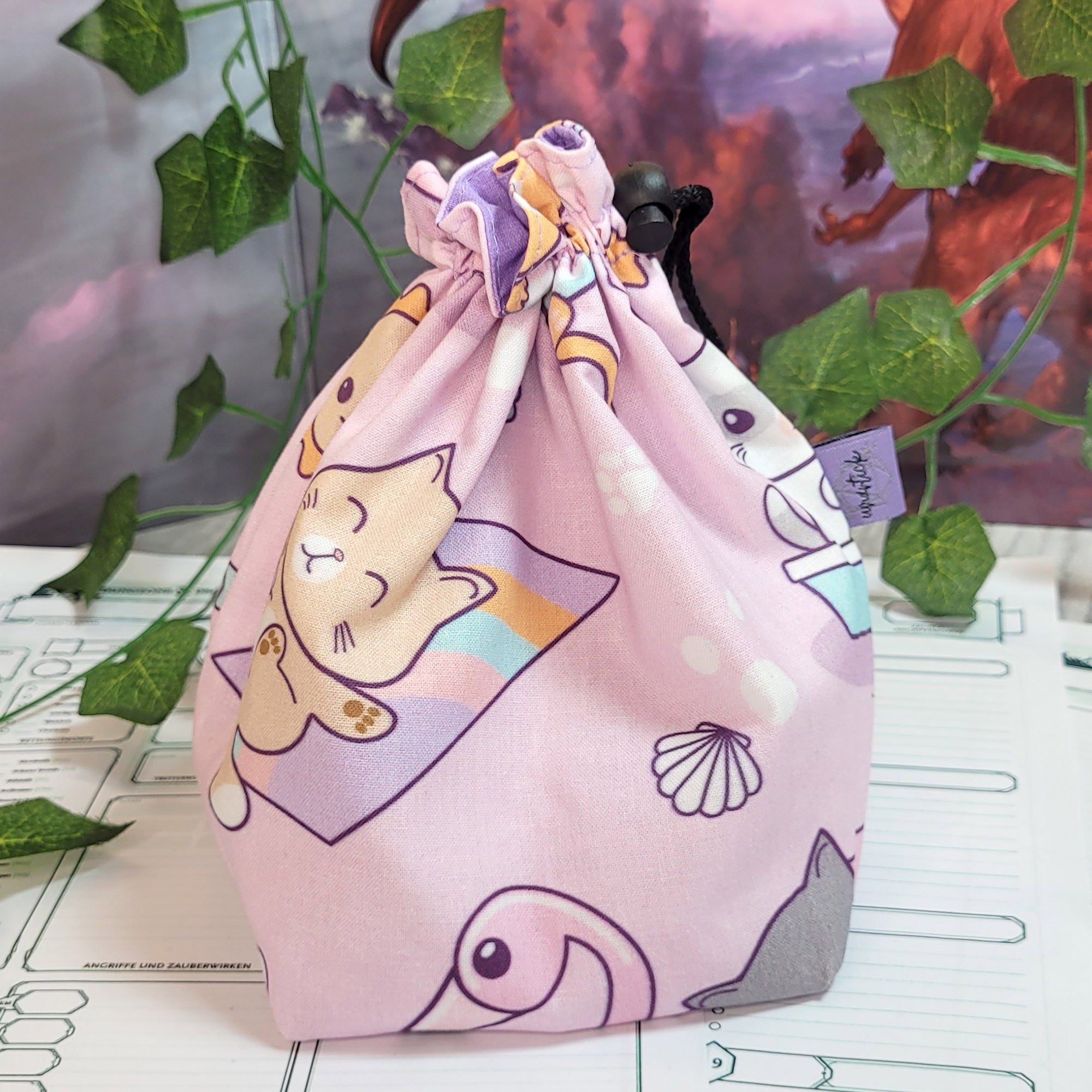 Summer Kitties Cube Bag XXL with Dividers