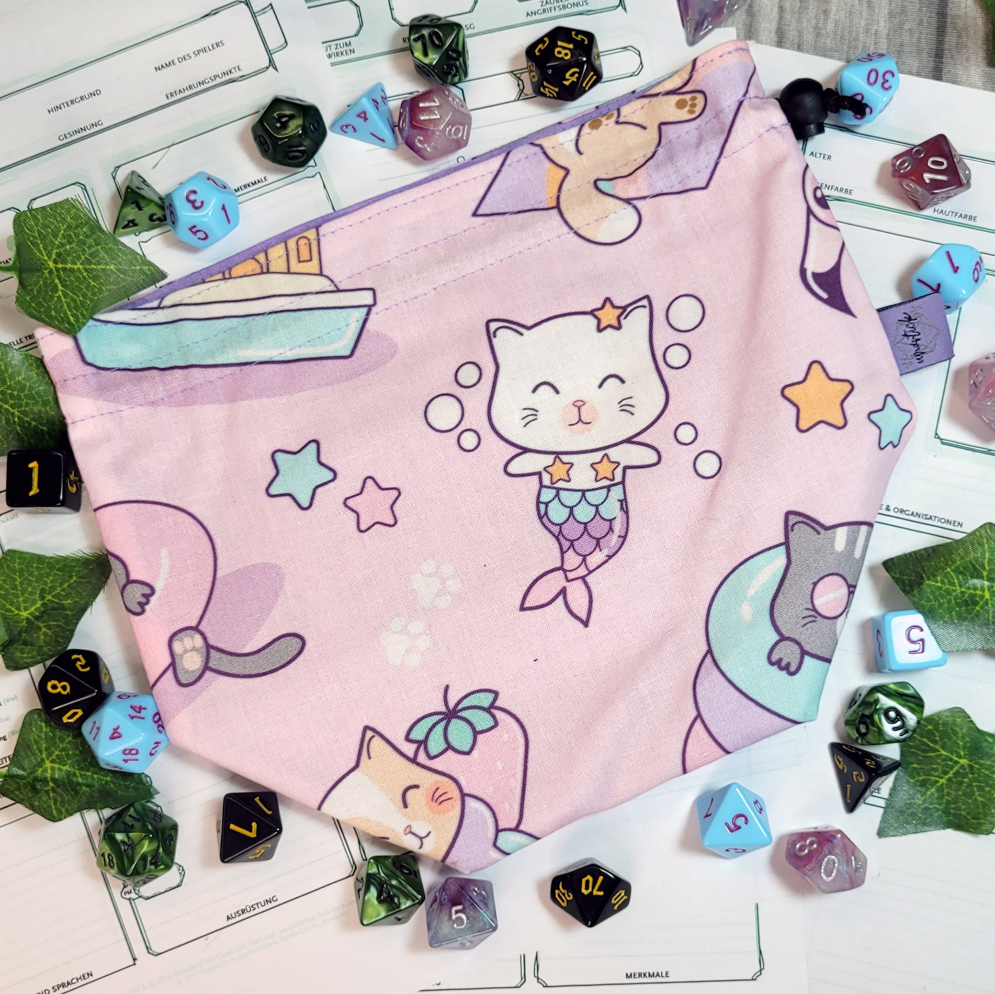 Summer Kitties Cube Bag XXL with Dividers