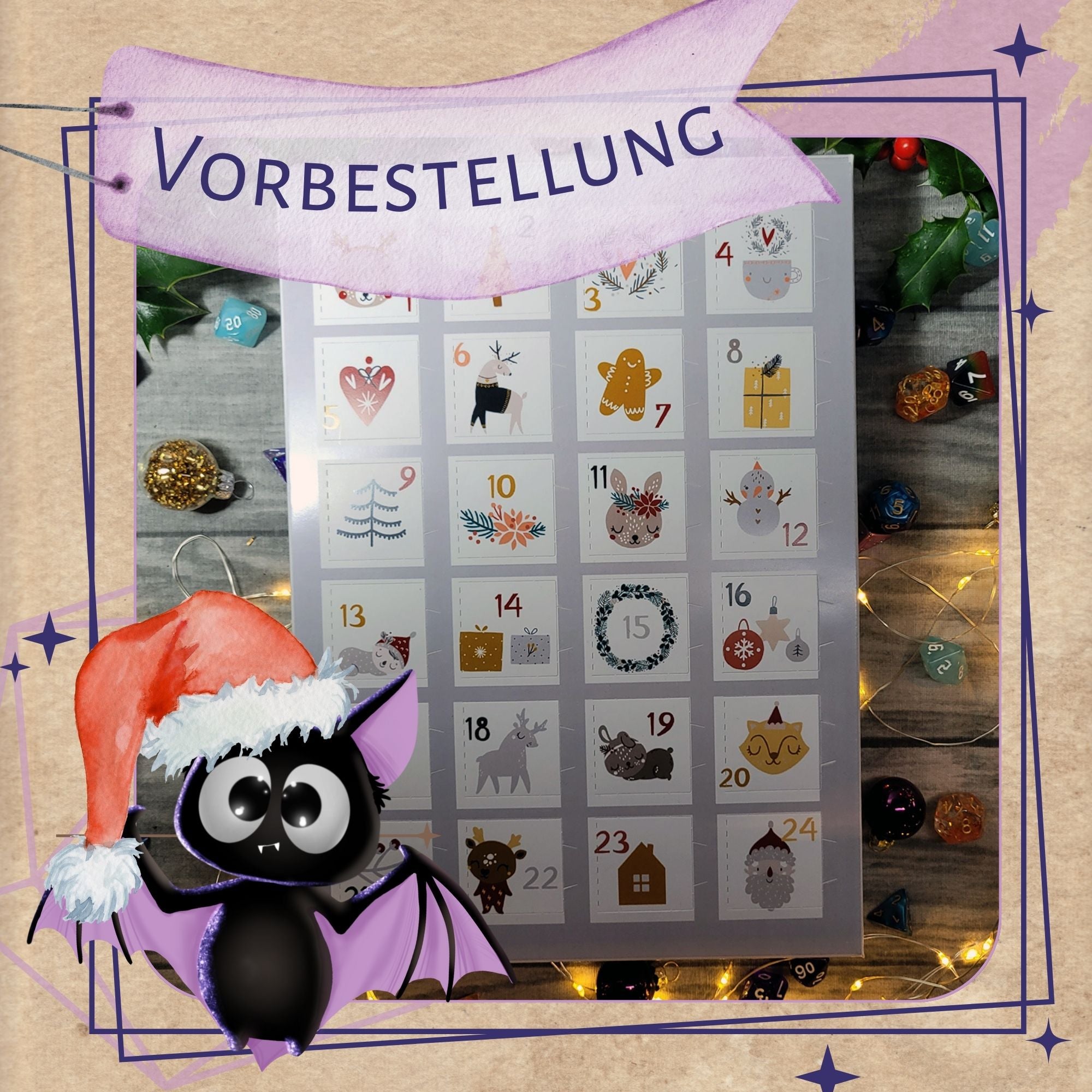 Dice Advent Calendar "Dice Hoard", 24 sets