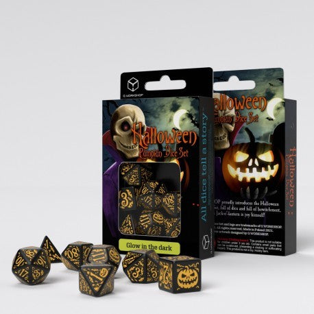 Halloween Pumpkin - Jack O'Lantern Dice Set