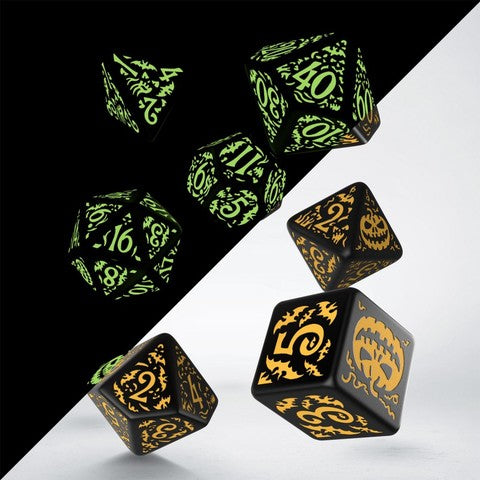 Halloween Pumpkin - Jack O'Lantern Dice Set