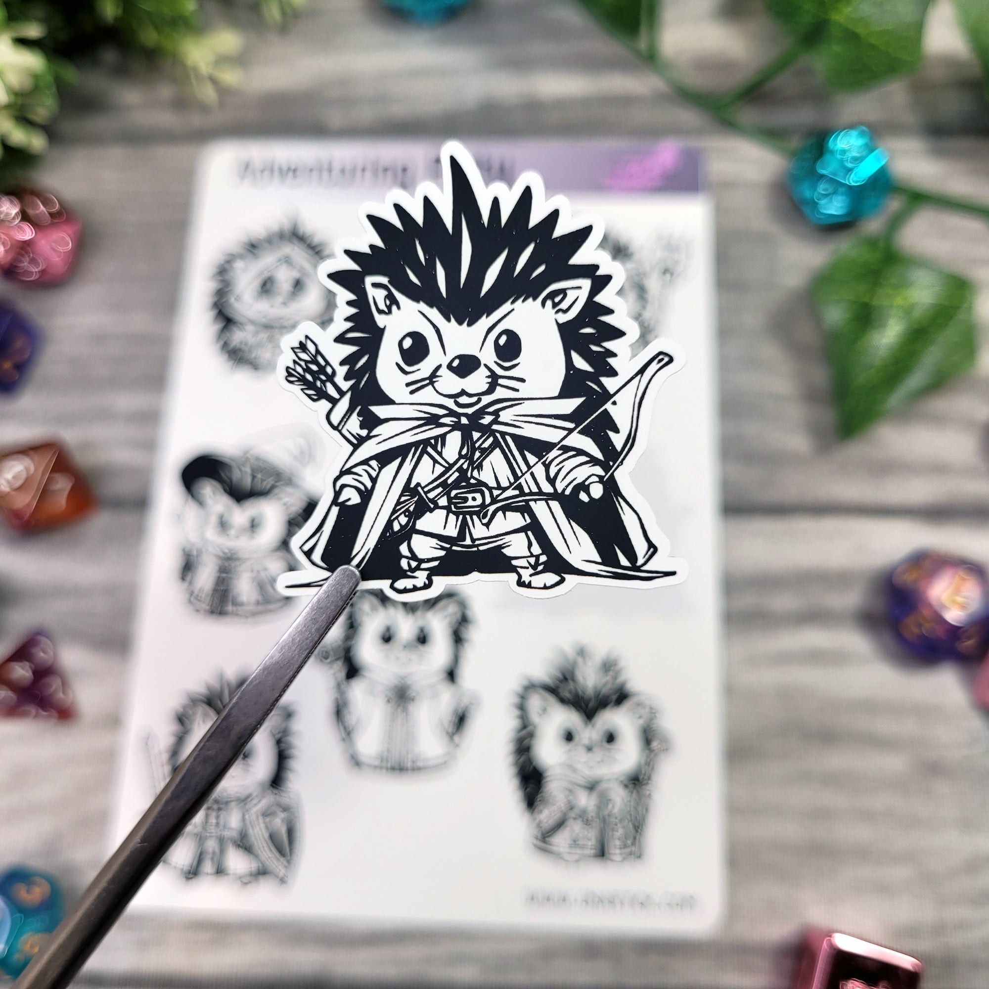 Stickerbogen: Adventuring Party