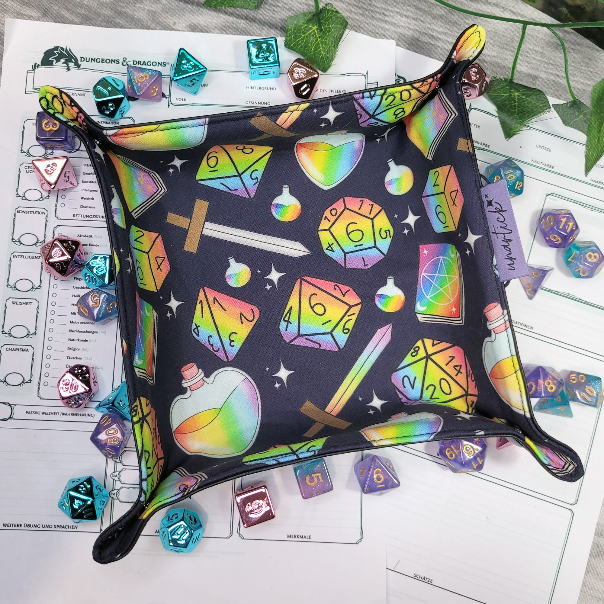 Adventuring Pride faltbare Würfelunterlage L