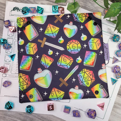 Adventuring Pride faltbare Würfelunterlage L