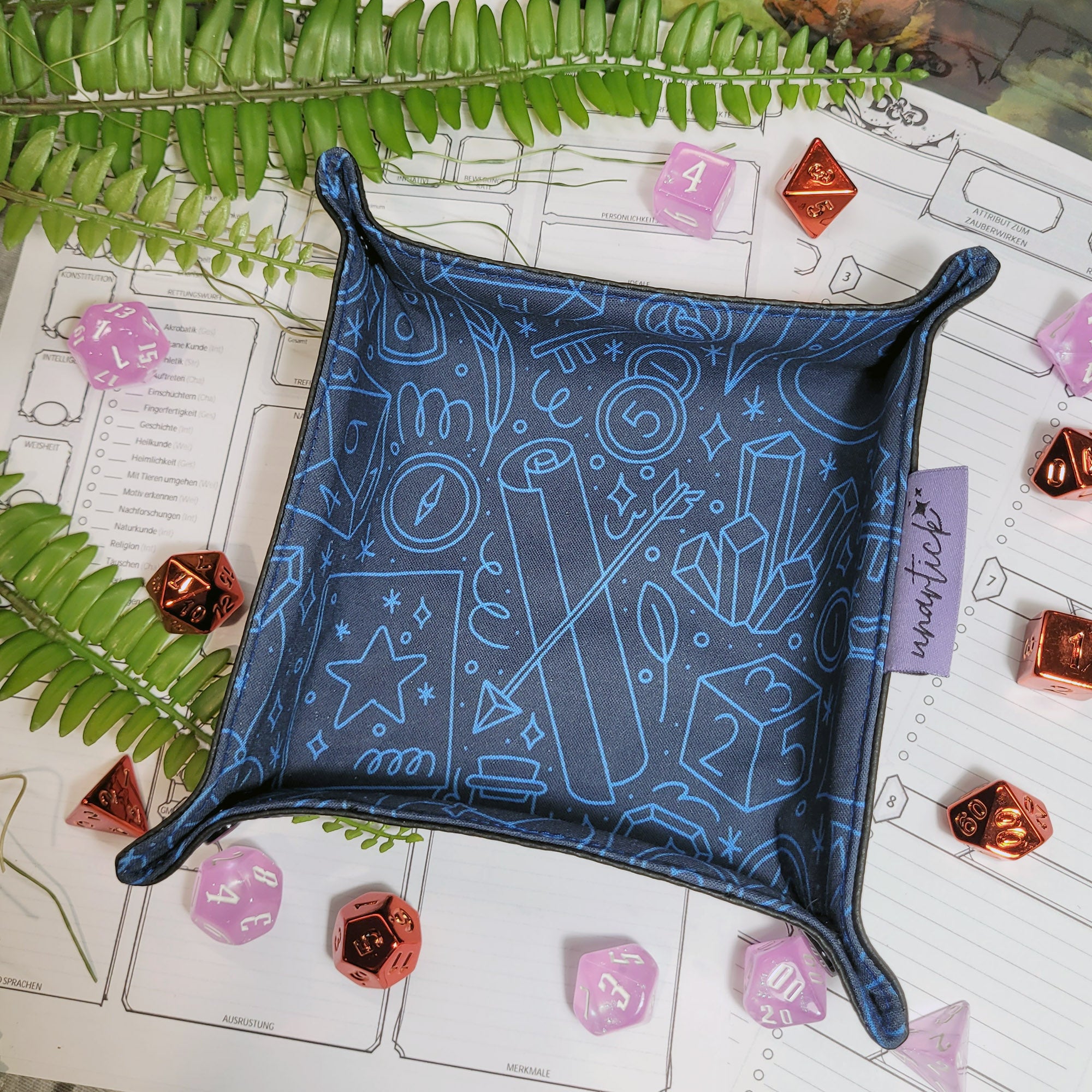 Dungeons and Dice faltbare Würfelunterlage S