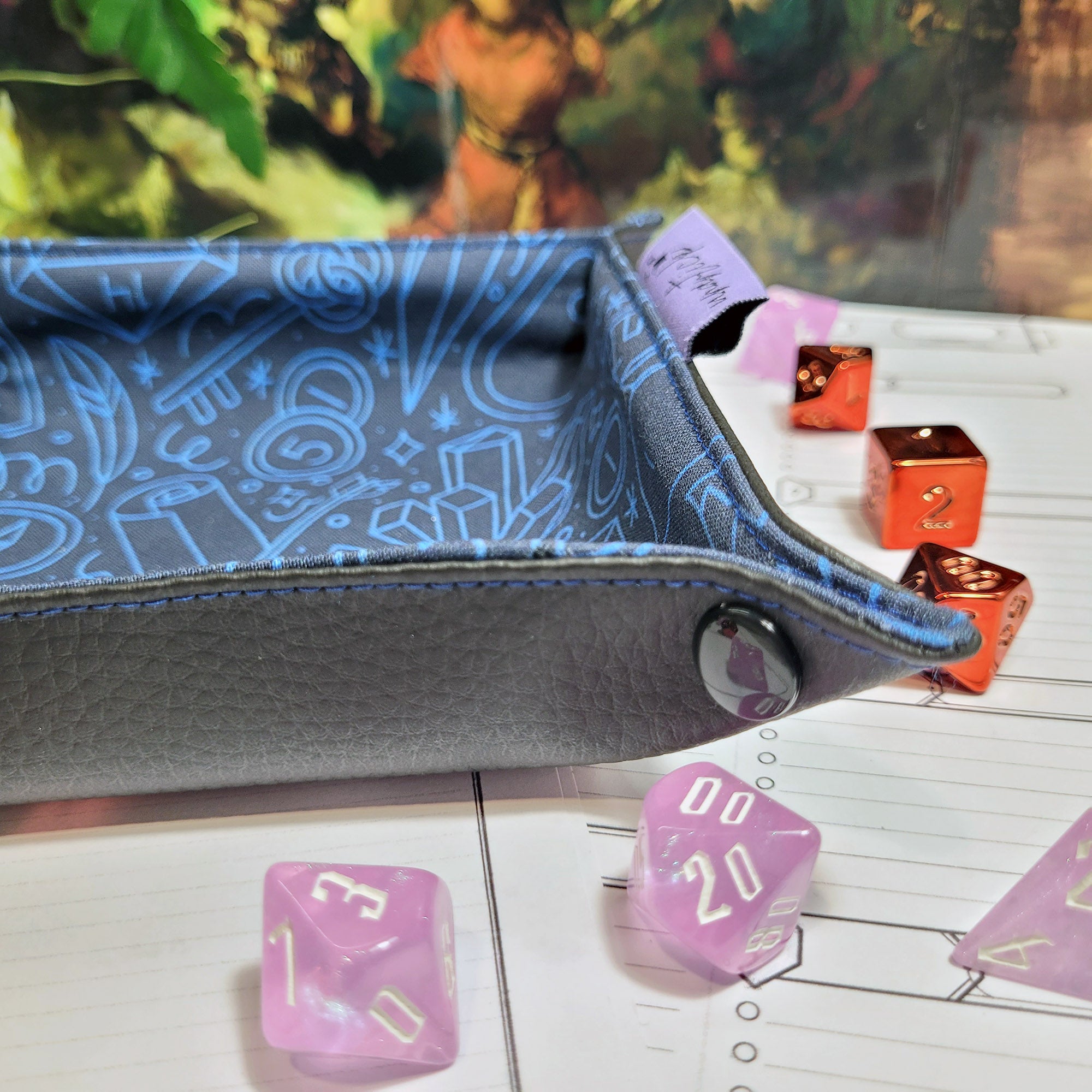 Dungeons and Dice faltbare Würfelunterlage S