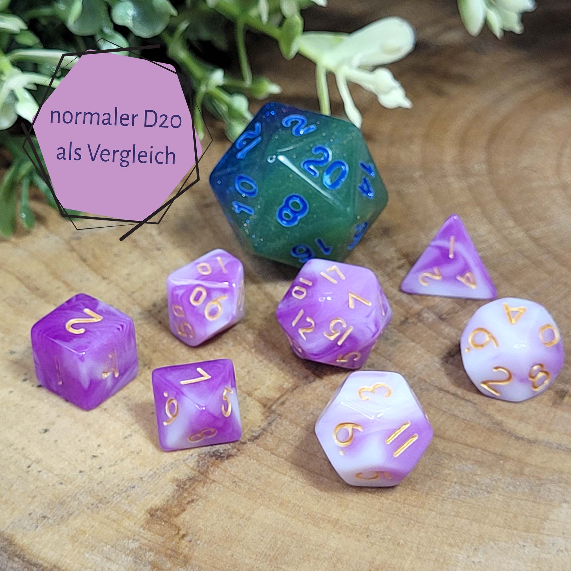 Bubblegum (Mini-Würfelset in Pixiegröße)