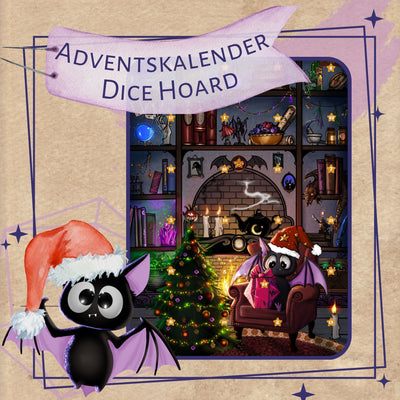 VORBESTELLUNG! Würfel Adventskalender "Dice Hoard", 24 Sets