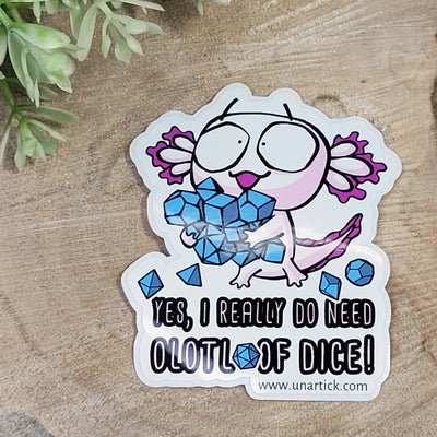 Sticker: Diceolotl