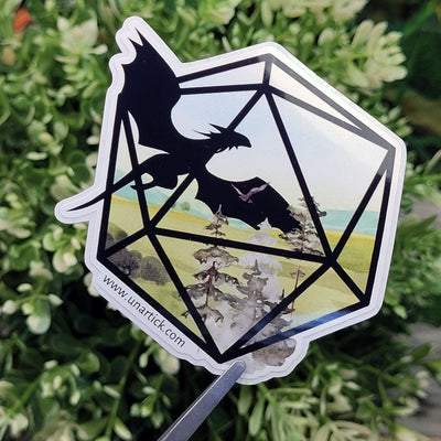 Sticker Dragon D20