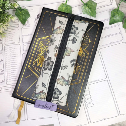 Mäppchen "Fledermäuse" mit Gummiband