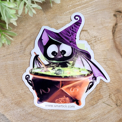 Sticker: Fledi mit Kessel