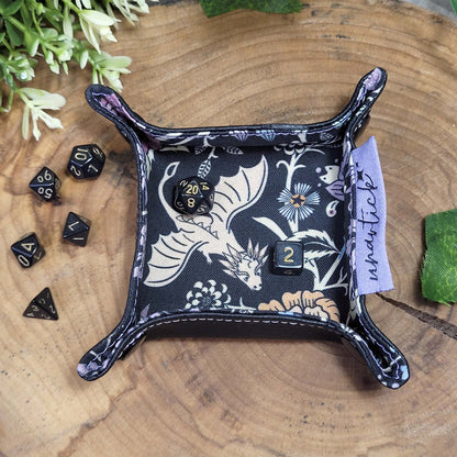 Flower Dragons faltbare Würfelunterlage XXS in Pixiegröße