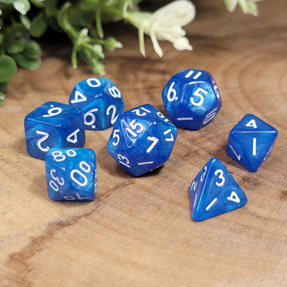 Blue Sky (Mini-Würfelset in Pixiegröße)