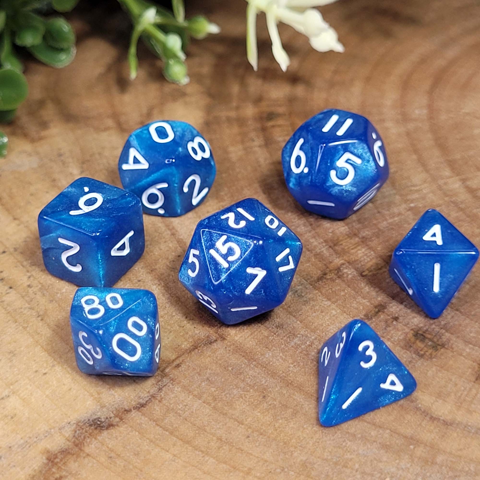 Blue Sky (Mini-Würfelset in Pixiegröße)