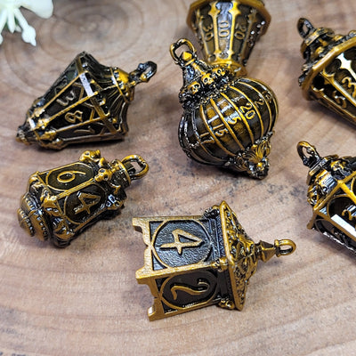 Golden Skull Lantern