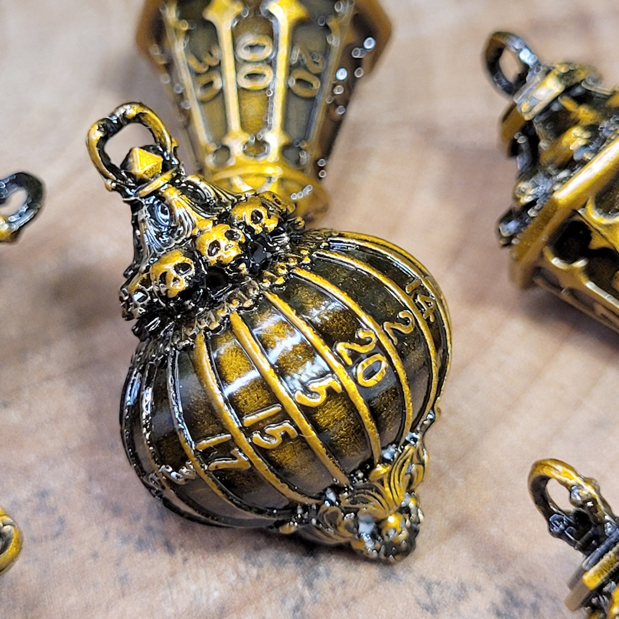 Golden Skull Lantern