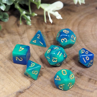 Sea Water (Mini-Würfelset in Pixiegröße)